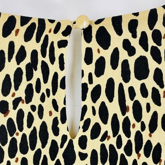 J. CREW Leopard print shift dress with pockets - Picture 5 of 6